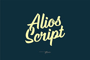 Alios Script, a Font by Panatype™ Studio (Thumbnail 1 of 9)