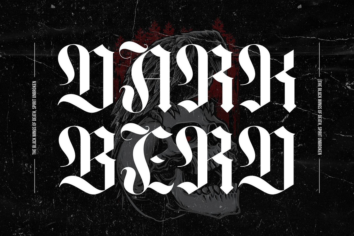 Locinse | Modern Blackletter Display, a Blackletter Font by Ermedia Studio (Photo 5 of 10)