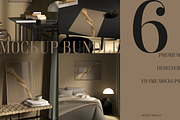 Premium Bundle of 6 Frame Mockups, a Mockup by Merien Mockup (Thumbnail 1 of 4)