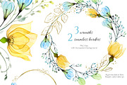 Ukraine. Watercolor floral set, a Decorative Illustration by Akvarelldesign (Thumbnail 2 of 7)