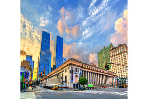 New York Penn Station in Midtown, an Architecture Photo by Leonid Andronov
