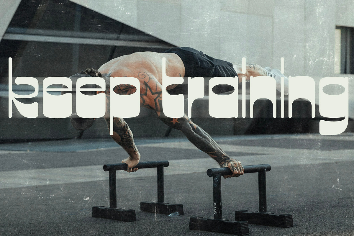 Aquatronik | Retro futuristic, a Handwritten Font by The Flying Type (Photo 4 of 12)