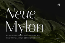 Neue Mylon - 21 Fonts