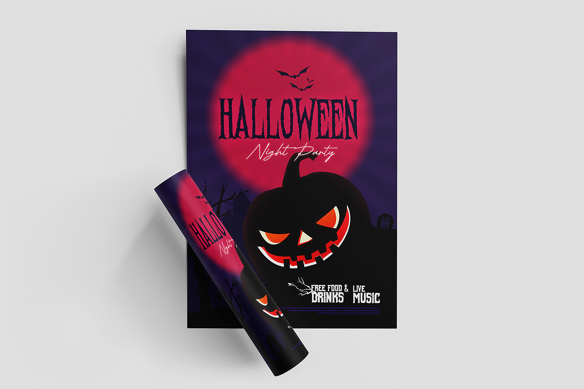 Halloween Poster/Flyer Bundle Vol.2, a Poster Template by Black Spade Design (Photo 3 of 6)