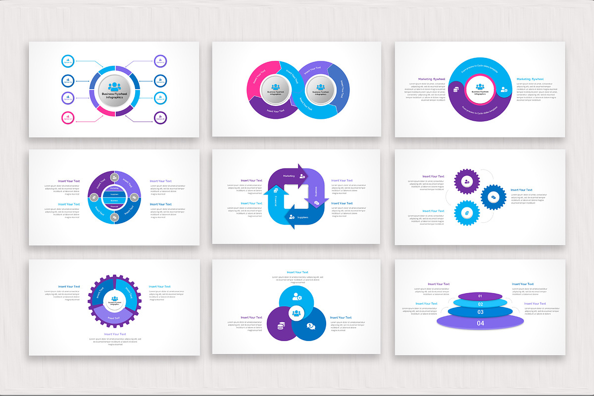 Flywheel Creative Infographic Template