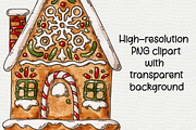 Christmas gingerbread clipart, an Object Graphic by Trinibis (Thumbnail 3 of 4)