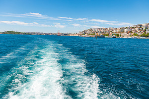 Wave from boat on sea, a Holiday Photo by Vapi