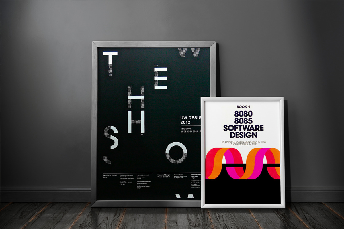 Interior Poster Mockups set vol.2, a Print Template by As Good As Possible