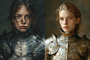 84 women knights in armor, a Person Photo by Handmadefont (Thumbnail 5 of 13)