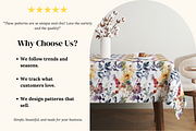 Watercolor Ink Floral Patterns, a Pattern Graphic by Ninterints (Thumbnail 3 of 11)