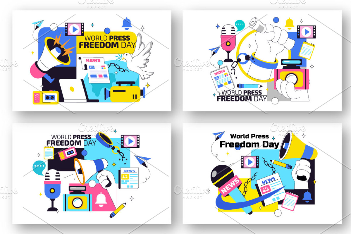 10 World Press Freedom Day, a Work Illustration by denayunebgt (Photo 3 of 4)