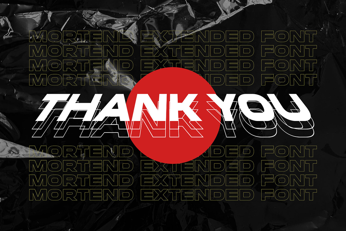 Mortend - Extended Family, a Font by Arterfak Project (Photo 10 of 10)