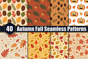 40 Autumn Fall Seamless Patterns, a Pattern Graphic by protabsorkar11 (Thumbnail 1 of 4)