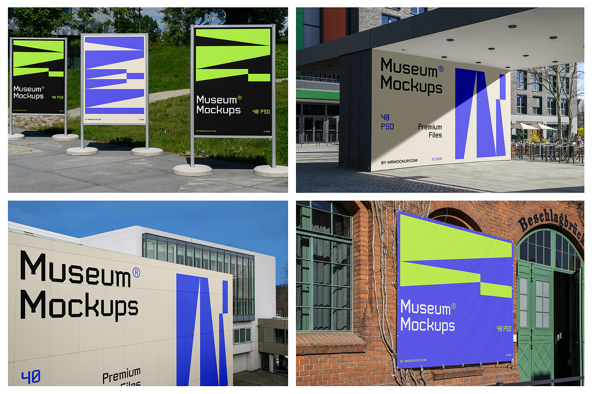 Museum Mockups - Poster & Billboards, an Advertising Mockup by Mr.Mockup™ (Photo 14 of 20)