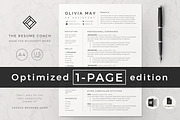 Resume Template / CV, a Resume Template by TheResumeCoach (Thumbnail 6 of 7)