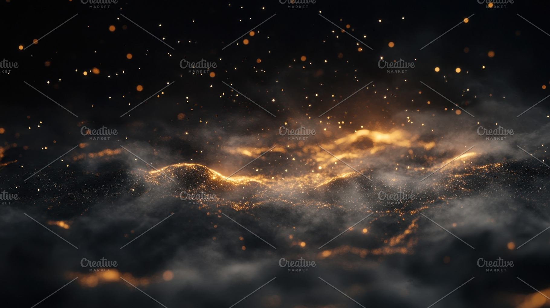 Golden particles dance in the dark, a Photo by Beautiful things