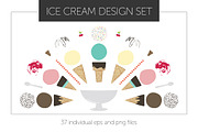 Ice Cream Cone and Dish Designs, an Illustration by Studio Meraki (Thumbnail 1 of 6)