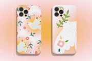Peaceful birds vector clipart, a Decorative Illustration by viktoriiavk (Thumbnail 3 of 8)