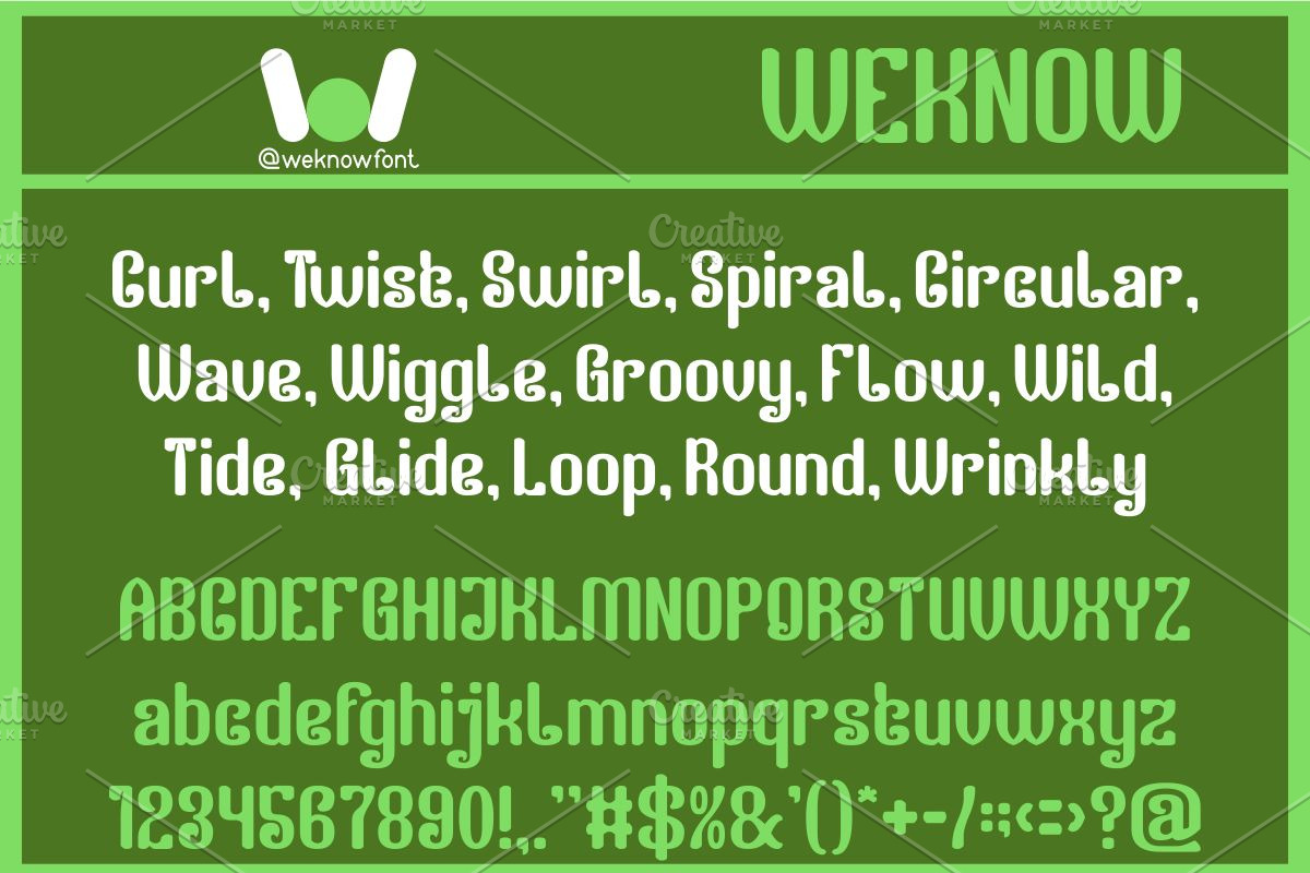 Finger Style font, a Font by weknow (Photo 5 of 8)