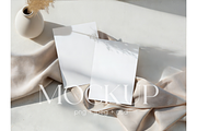 Minimal Sunlight Invitation Mockup, a Product Mockup by MockupWizard (Thumbnail 1 of 4)
