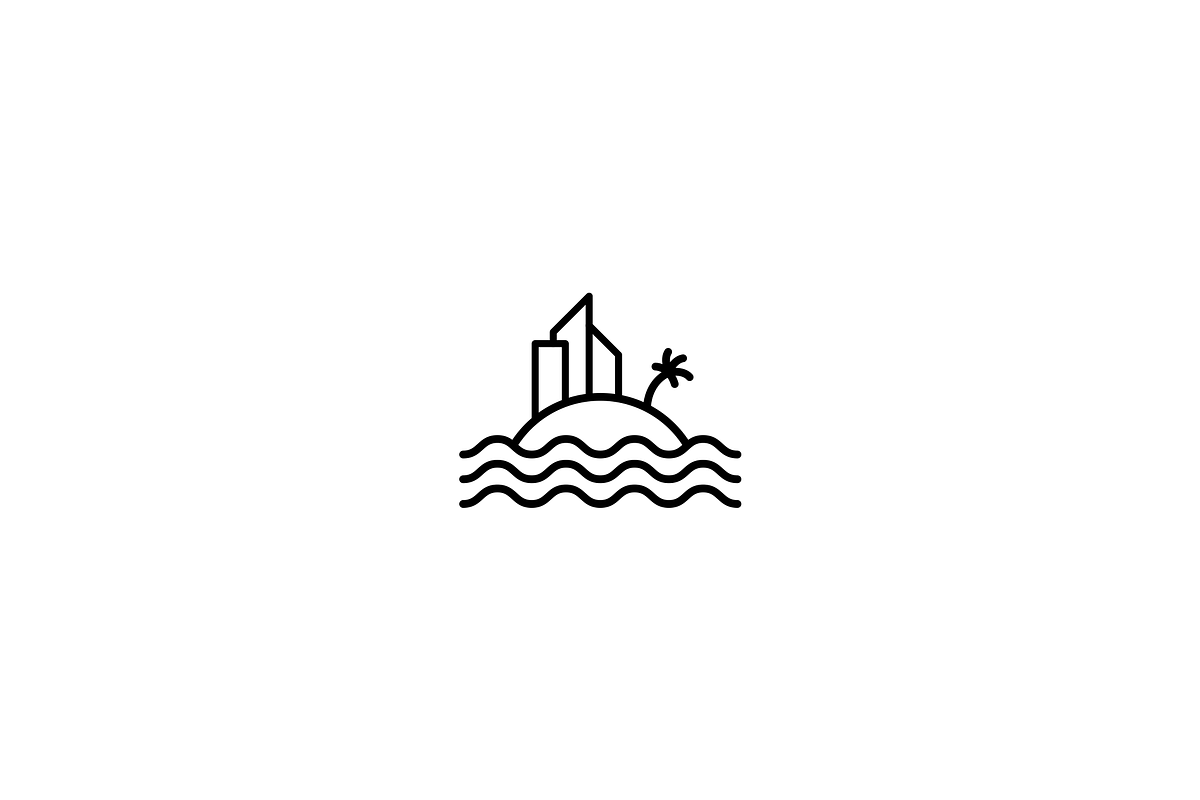 Minimalist Beach Property Logo, a Branding & Logo Template by Luxury Logos (Photo 3 of 4)