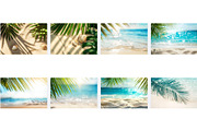 Tropical Beach Backgrounds Bundle, a Holiday Photo by VetalStock (Thumbnail 2 of 3)
