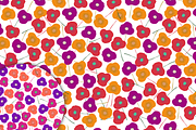 Four Floral Patterns & Swatches, a Pattern Graphic by Anny Cecilia Walter (Thumbnail 2 of 3)