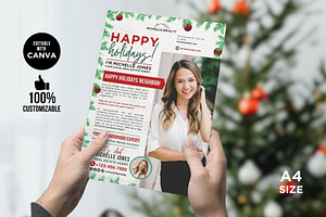 Real Estate Happy Holidays Flyer