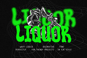 Liquor - Wavy Liquid Font, a Sans Serif Font by Imoodev (Thumbnail 1 of 5)