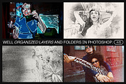 12 Photo Effect Templates, a Layer Style Add-On by iDoodle Studio (Thumbnail 4 of 6)