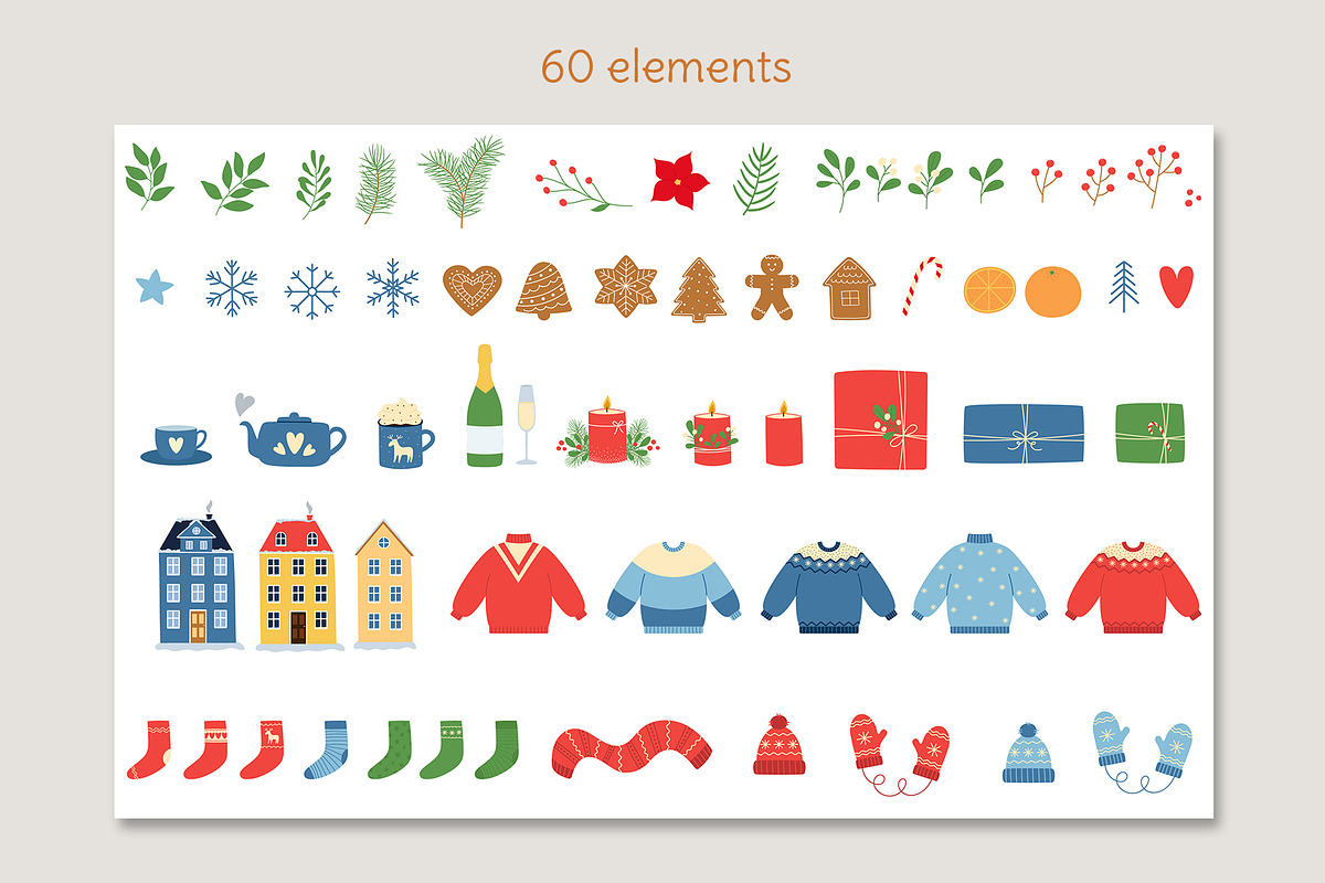 Happy Christmas Collection. Part 2, a Decorative Illustration by yarynabo (Photo 2 of 11)