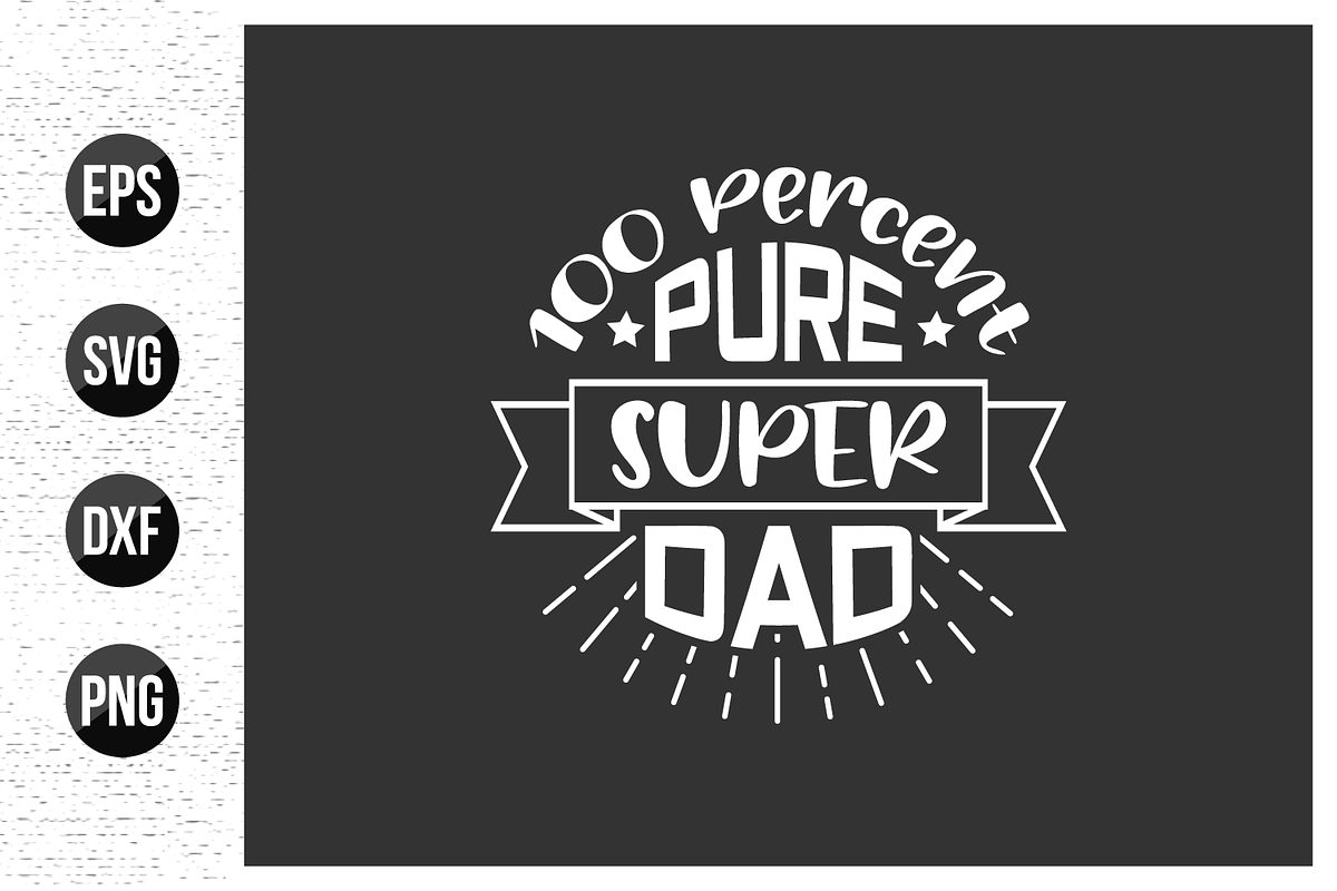 Dad typographic t shirt bundle, a Graphic by Uniquesvg99 (Photo 9 of 16)