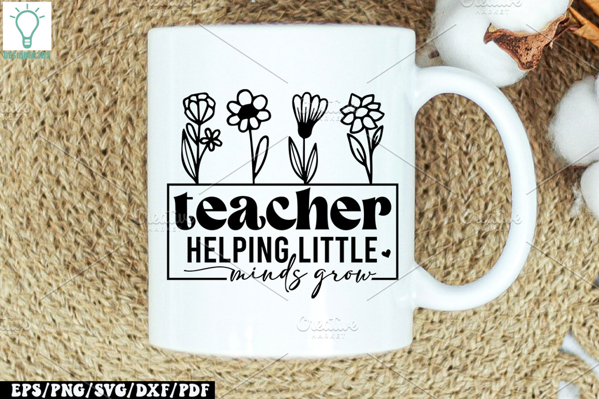 Boho Teacher SVG Bundle, Teacher SVG, a Graphic by Designer302 (Photo 15 of 17)