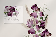 Watercolor flower - Mineral Violet, an Illustration by Beigetime (Thumbnail 4 of 14)