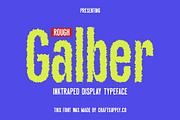 Galber Rough, a Sans Serif Font by Craft Supply Co. (Thumbnail 1 of 8)