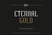 Eternal Gold Decorative Font, a Handwritten Font by Graphic Spirit (Thumbnail 1 of 8)