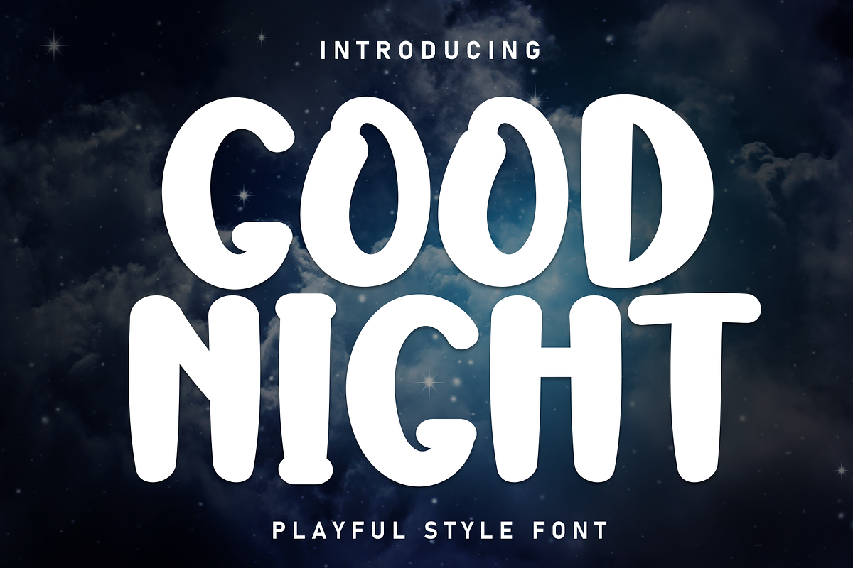 Good Night | Script Font, a Script Font by Scratchones (Photo 1 of 8)