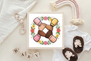 Boho Floral Mom Mother's Day Gift PN, an Illustration by CraftArtStudio (Thumbnail 4 of 4)