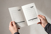 Hands Holding Brochure Mockups, a Books & Magazine Mockup by Luuqas Design (Thumbnail 2 of 6)