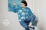 MAKE LOVE, NOT WAR vector collection, an Animal Illustration by Nadia Grapes (Thumbnail 12 of 12)
