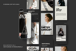 CANVA: Bold Vol2 Instagram Stories