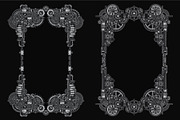 12 Premium Steampunk Poster Borders, a Background Graphic by the-sastra (Thumbnail 3 of 7)