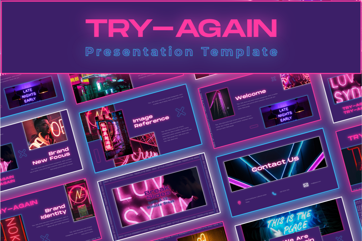 Try-Again Google Slide Template, a Presentation Template by Inkofert (Photo 3 of 10)