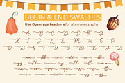 Fall Vibes Groovy - A Retro Font duo, a Handwritten Font by BitongType (Thumbnail 14 of 15)