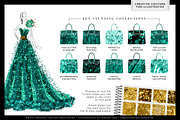 Glittery Styles Bundle Illustrator, a Layer Style Add-On by Creators Couture (Thumbnail 2 of 4)