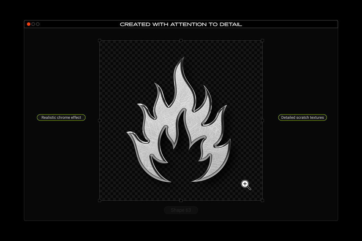 Acid & Chrome Abstract Shapes Bundle, an Object Graphic by Samolevsky (Photo 11 of 25)