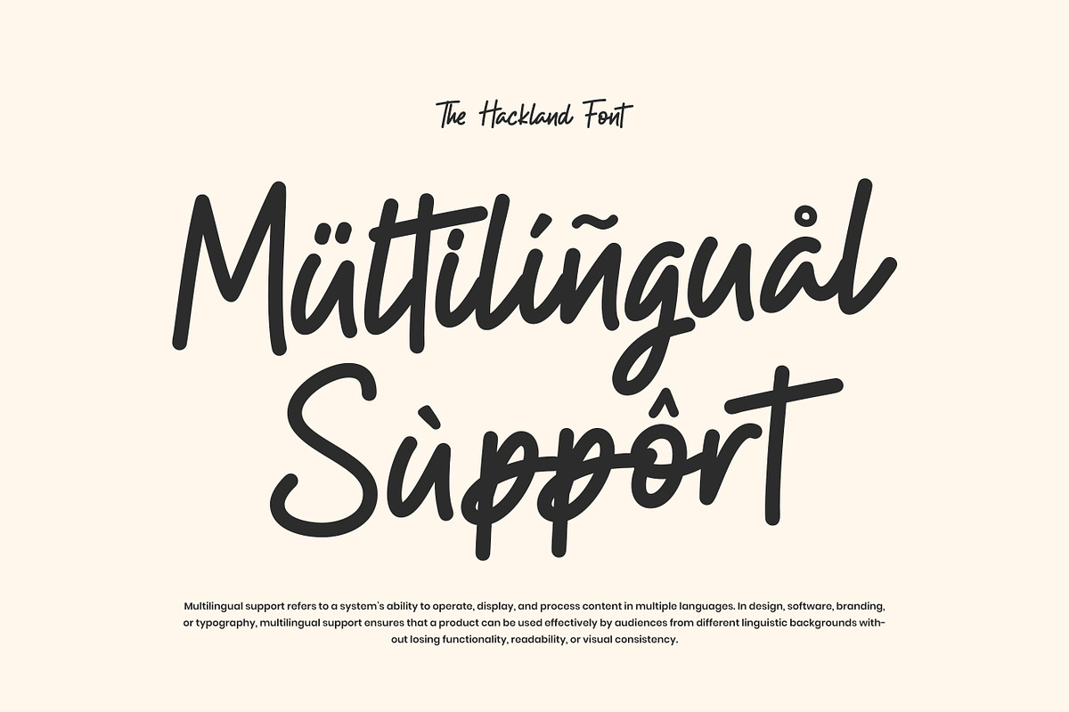 The Hackland - Handwritten Marker Fo, a Handwritten Font by Flawless And Co (Photo 10 of 10)