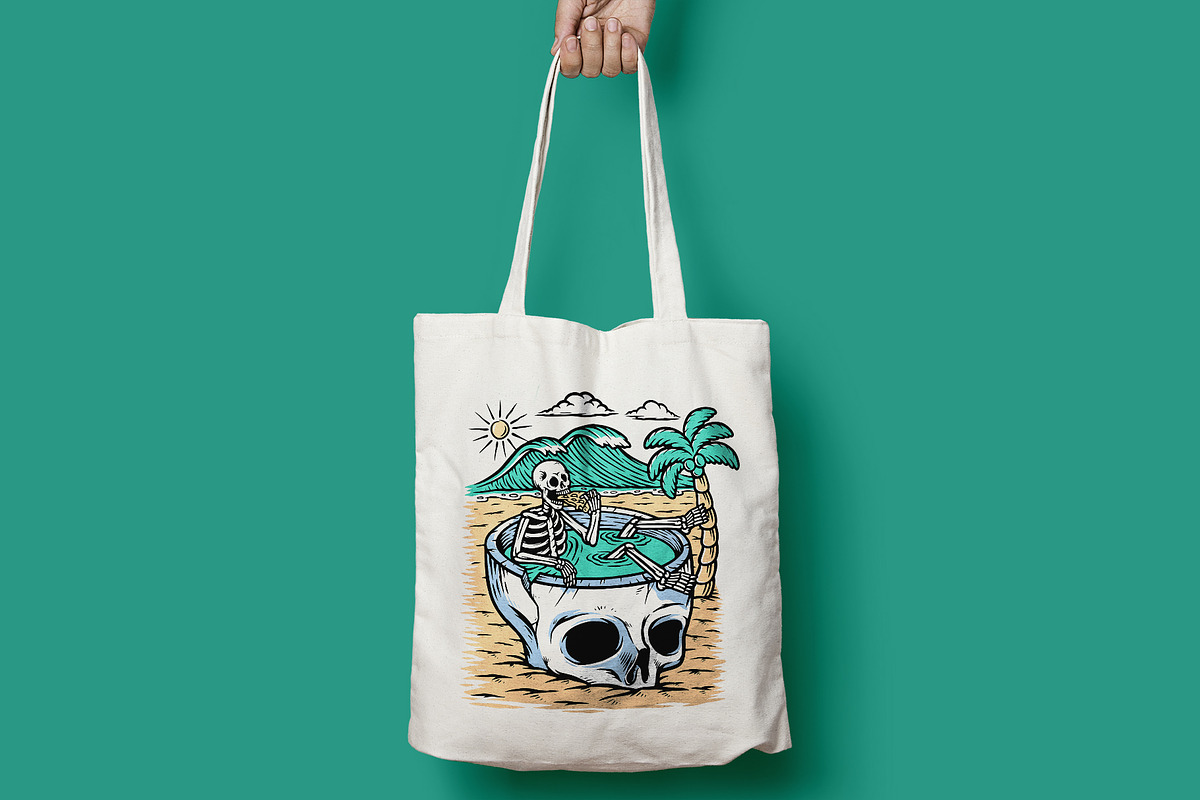 Take time to chill on the beach, a Person Illustration by gunaonedesign (Photo 5 of 5)