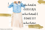 Party Dress Script, a Script Font by Beck McCormick (Thumbnail 2 of 8)