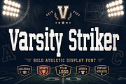 Varsity Striker - Bold Athletic Font, a Slab Serif Font by Wow Magic (Thumbnail 1 of 3)